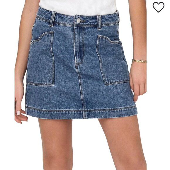 ONLY Denim Mini Skirt - Picture 1 of 7